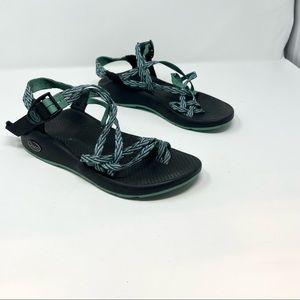 Chaco ZX/2 Classic Daggar Strappy Sandal size 8 turquoise
